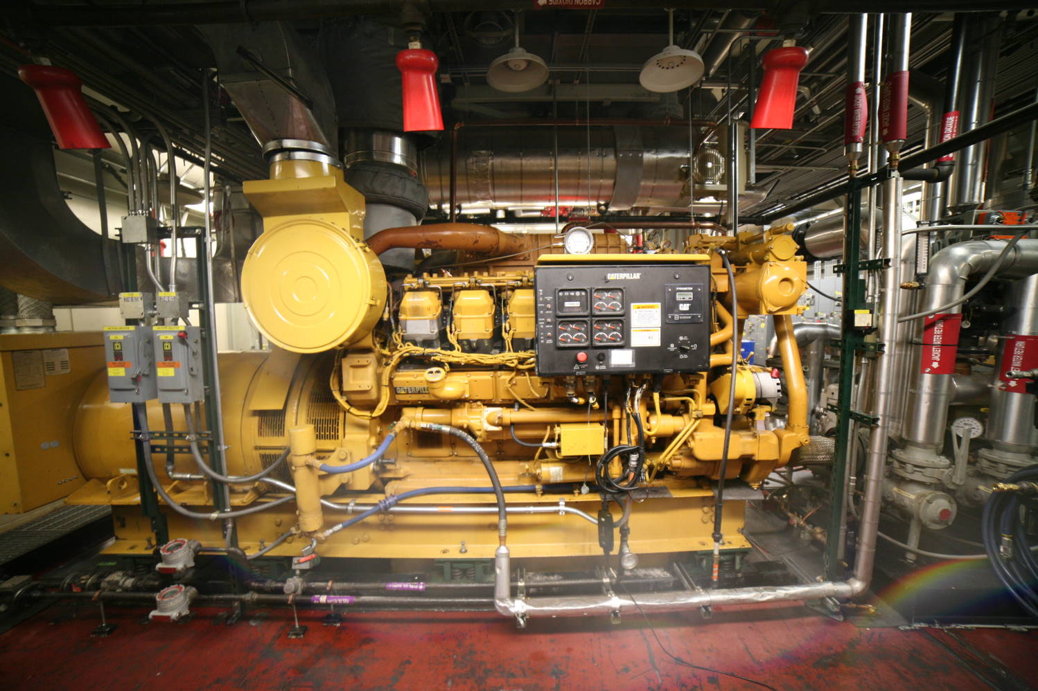 One of the power generators for heat and electricity