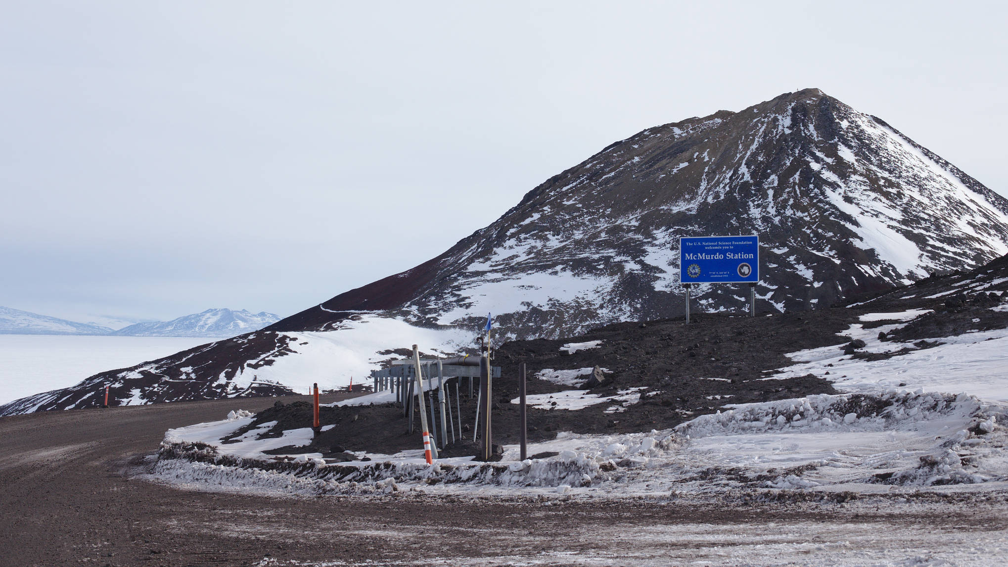 One step closer to home - the road to McMurdo